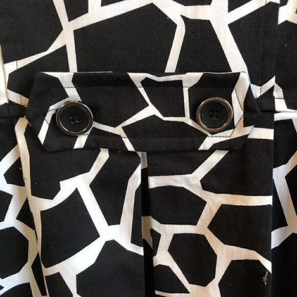 Sandro jacket size small giraffe print lined black - Picture 6 of 7